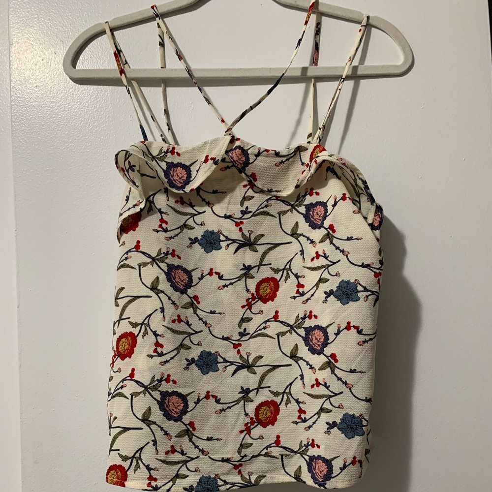 Lush flowered cami
